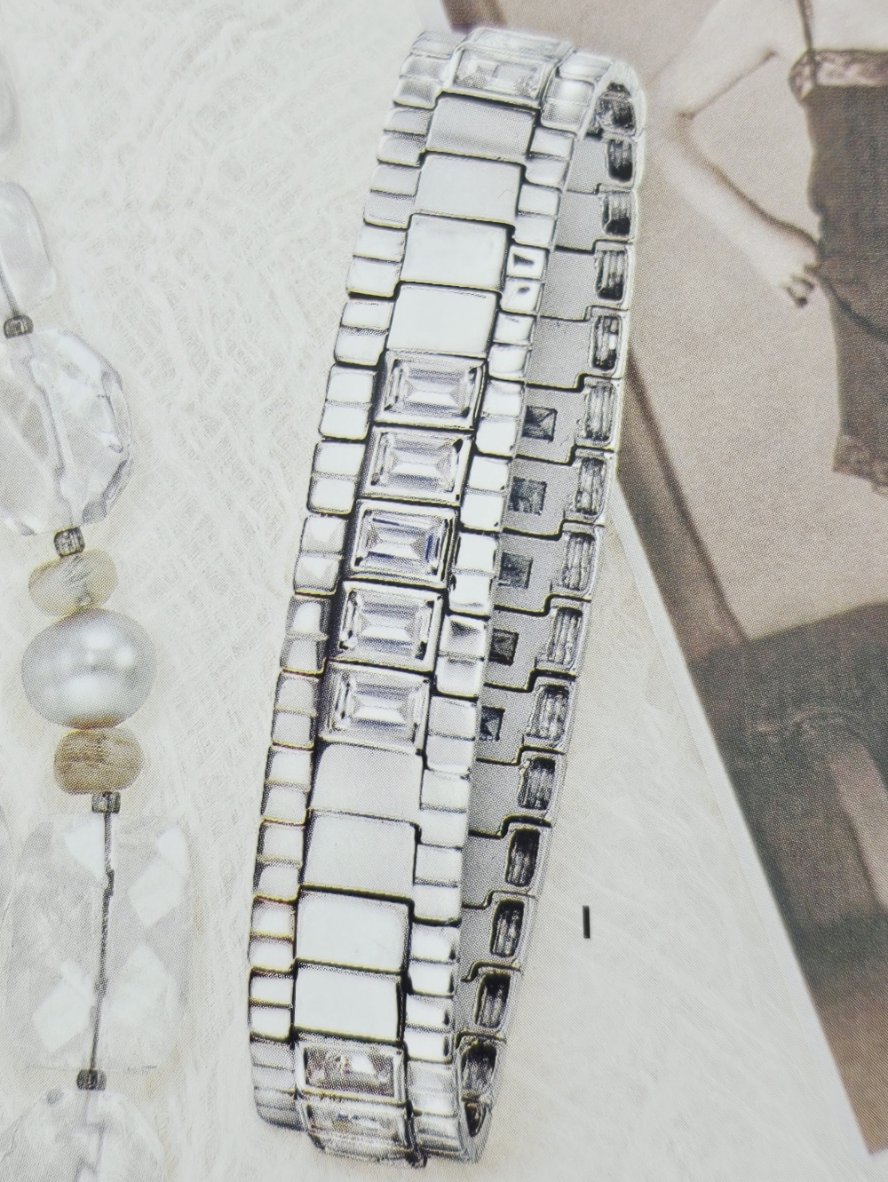 Silpada Sterling Silver Cubic Zirconia Glamorous Flex Bracelet B2277 RARE